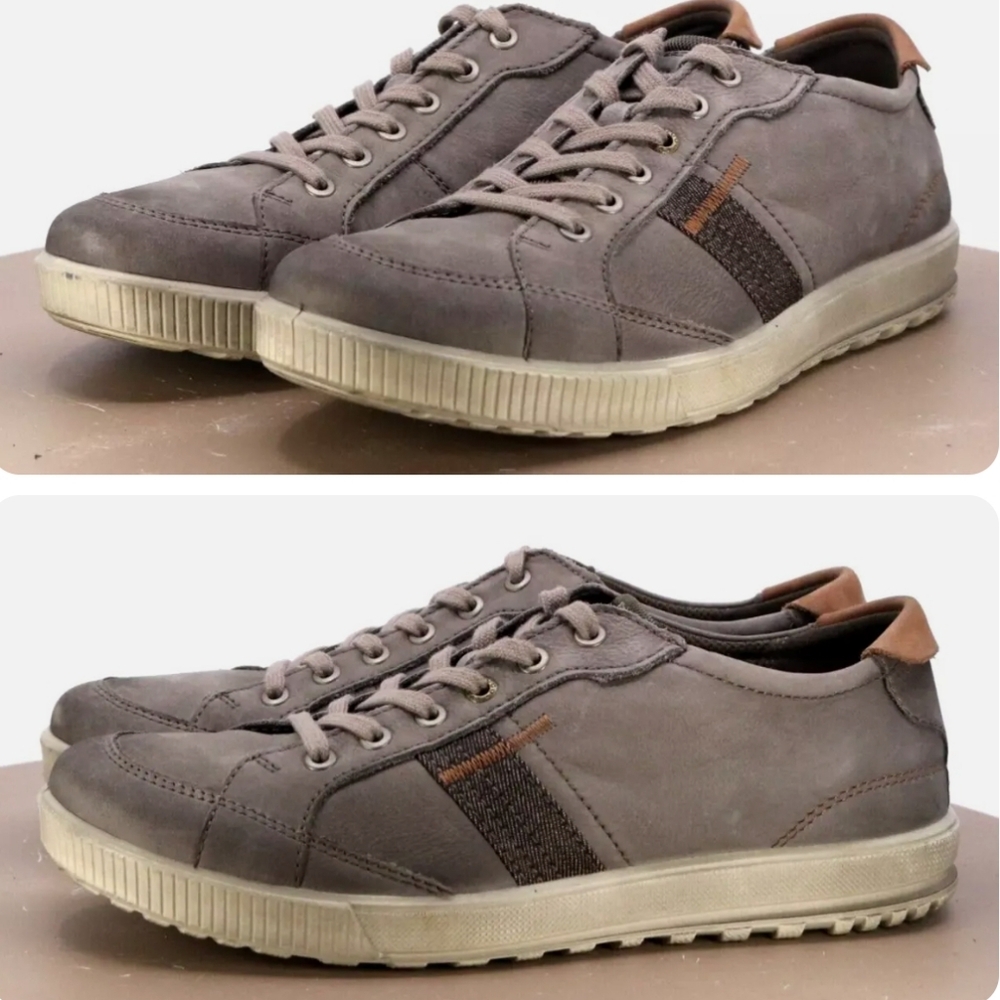 Ecco Byway Sneaker Gray Leather